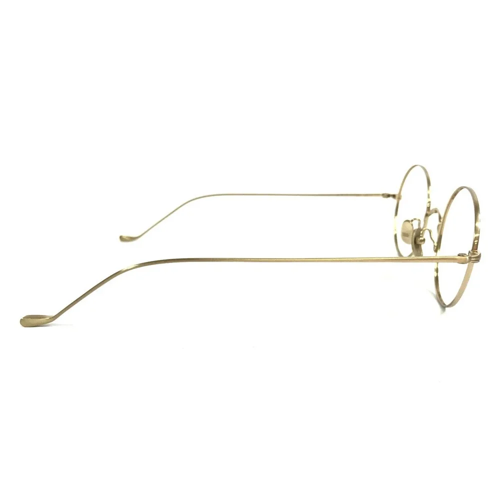 Frank Custom Eyeglasses Frames FT7212 Col. 3 Titanium Gold Wire Rim 45-22-145